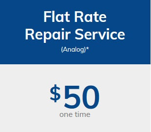 $50 - National Two-Way Radio Flat Rate Repair Service; Analog Radios 90 Service Warranty