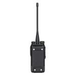 Black walkie-talkie on a transparent background