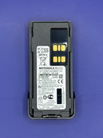 Motorola battery on a blue background