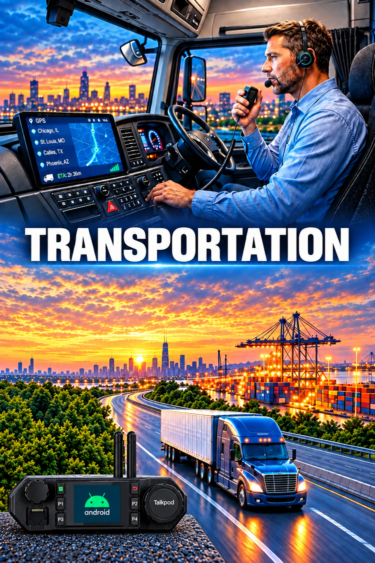 Transportation poster with N86 mobile radio