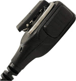 Black camera strap with quick release clasp on a white background